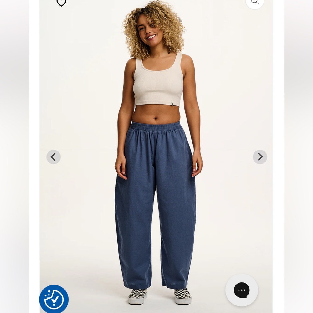 NWOT Lucy & Yak Sold Out Organic Cotton Linen Pants - Picture 1 of 6
